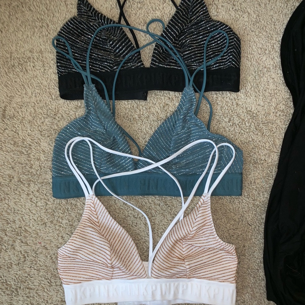 Pink bralettes!